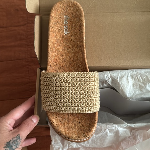 COPY - The Sak Mendocino Slide Sandal crocheted - Picture 5 of 7